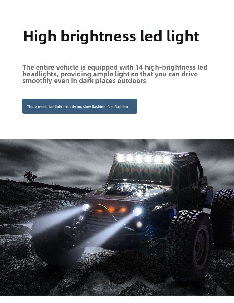 1:16 RC Full Scale Four - Wheel Drive Off - Road Professional Climbing Car Remote Control Brushless High - Speed Remote Control Car Boy's Gift - Fantasy Star Workshop Toy Store
