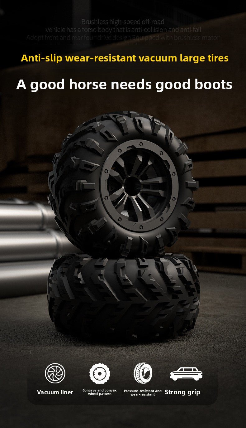 1:16 RC Full Scale Four - Wheel Drive Off - Road Professional Climbing Car Remote Control Brushless High - Speed Remote Control Car Boy's Gift - Fantasy Star Workshop Toy Store