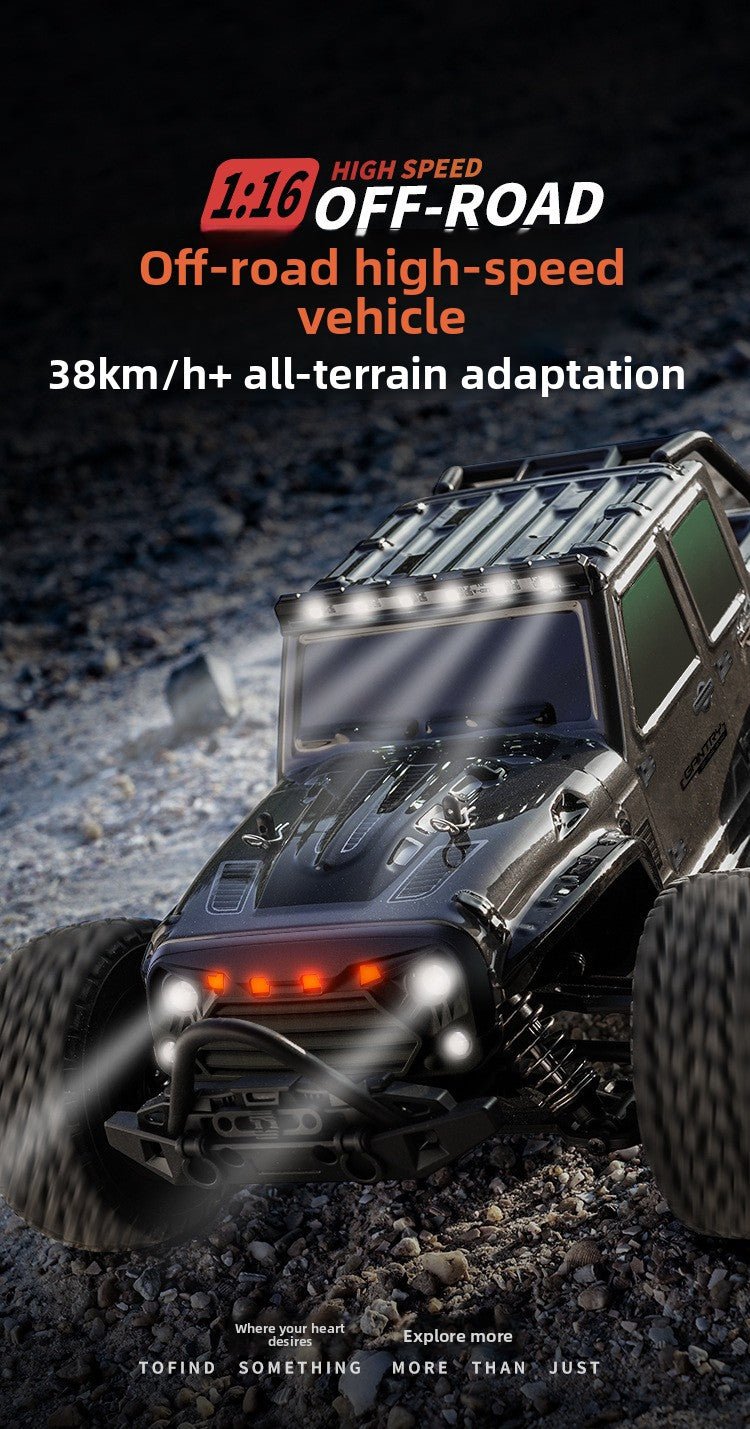 1:16 RC Full Scale Four - Wheel Drive Off - Road Professional Climbing Car Remote Control Brushless High - Speed Remote Control Car Boy's Gift - Fantasy Star Workshop Toy Store
