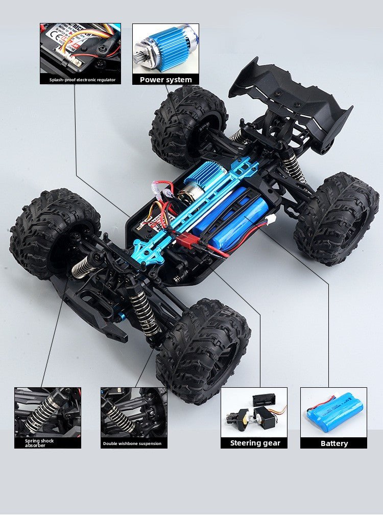 1:16 RC Full Scale Four - Wheel Drive Off - Road Professional Climbing Car Remote Control Brushless High - Speed Remote Control Car Boy's Gift - Fantasy Star Workshop Toy Store