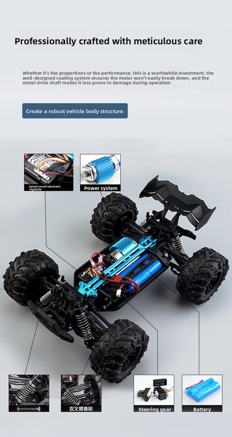 1:16 RC Full Scale Four - Wheel Drive Off - Road Professional Climbing Car Remote Control Brushless High - Speed Remote Control Car Boy's Gift - Fantasy Star Workshop Toy Store