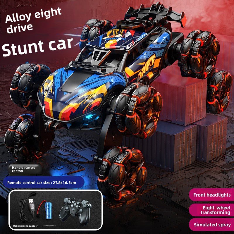 Boy Toys, Gesture Sensing Alloy Remote Control Car, Climbing Off - Road Stunt 4WD Spray Six Wheel Racing - Fantasy Star Workshop Toy Store