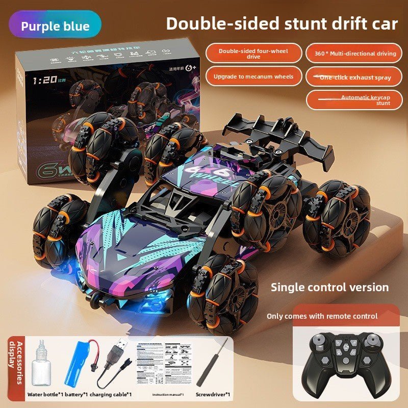 Boy Toys, Gesture Sensing Alloy Remote Control Car, Climbing Off - Road Stunt 4WD Spray Six Wheel Racing - Fantasy Star Workshop Toy Store