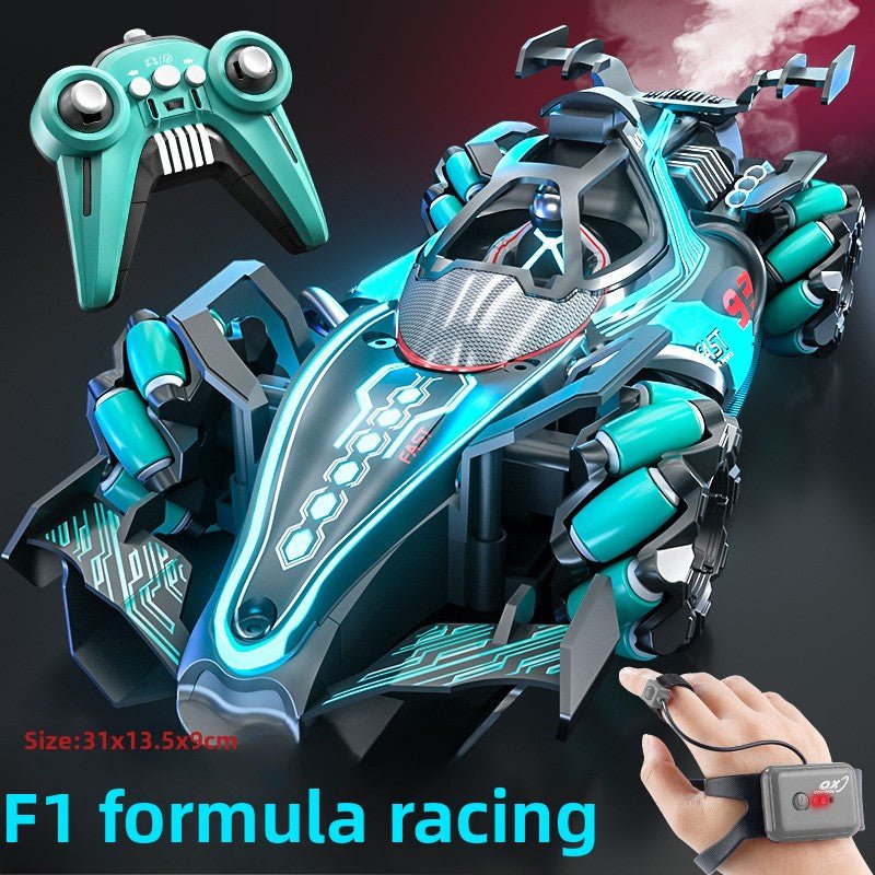 Hot Sale F1 Equation Remote Control Racing 4WD Light Spray Gesture Sensing Kids Stunt Drift Toy Car - Fantasy Star Workshop Toy Store