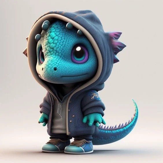 New models, Christmas, dinosaur elf sculpture ornaments, dolls, atmosphere, scene arrangement, resin decoration crafts - Fantasy Star Workshop Toy Store