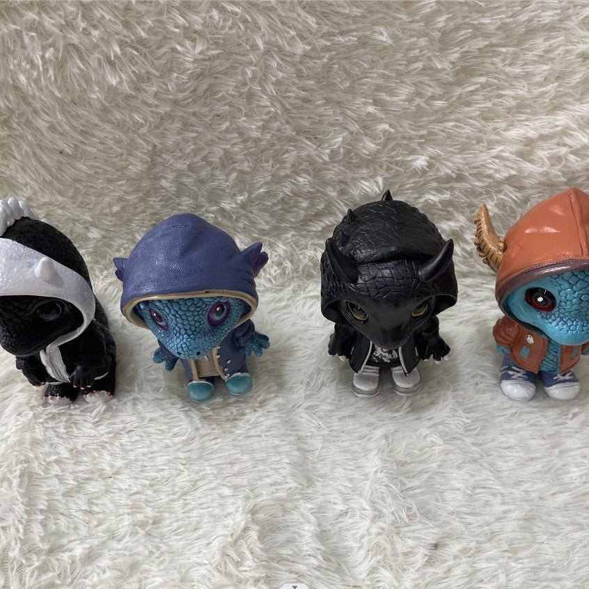 New models, Christmas, dinosaur elf sculpture ornaments, dolls, atmosphere, scene arrangement, resin decoration crafts - Fantasy Star Workshop Toy Store