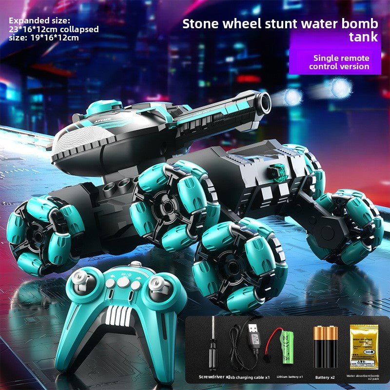 New, remote control water bomb tank toy, boy gesture sensing, deformation drift climbing, 4WD off - road vehicle - Fantasy Star Workshop Toy Store