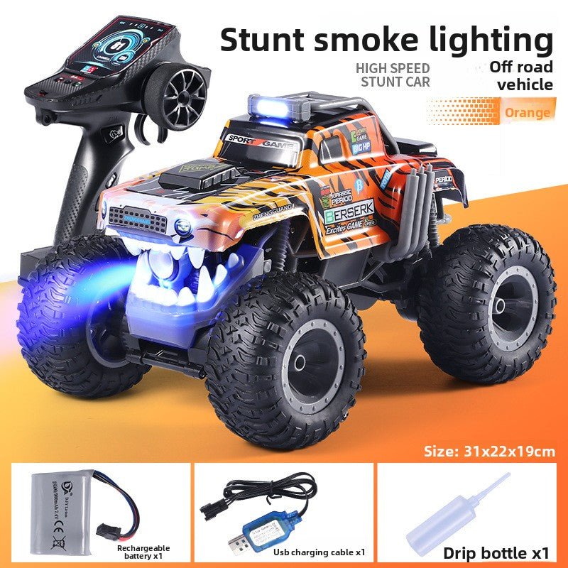 Super large RC remote control cool, boy toy car, gift giving first choice, upright climbing monster off - road 4WD - Fantasy Star Workshop Toy Store