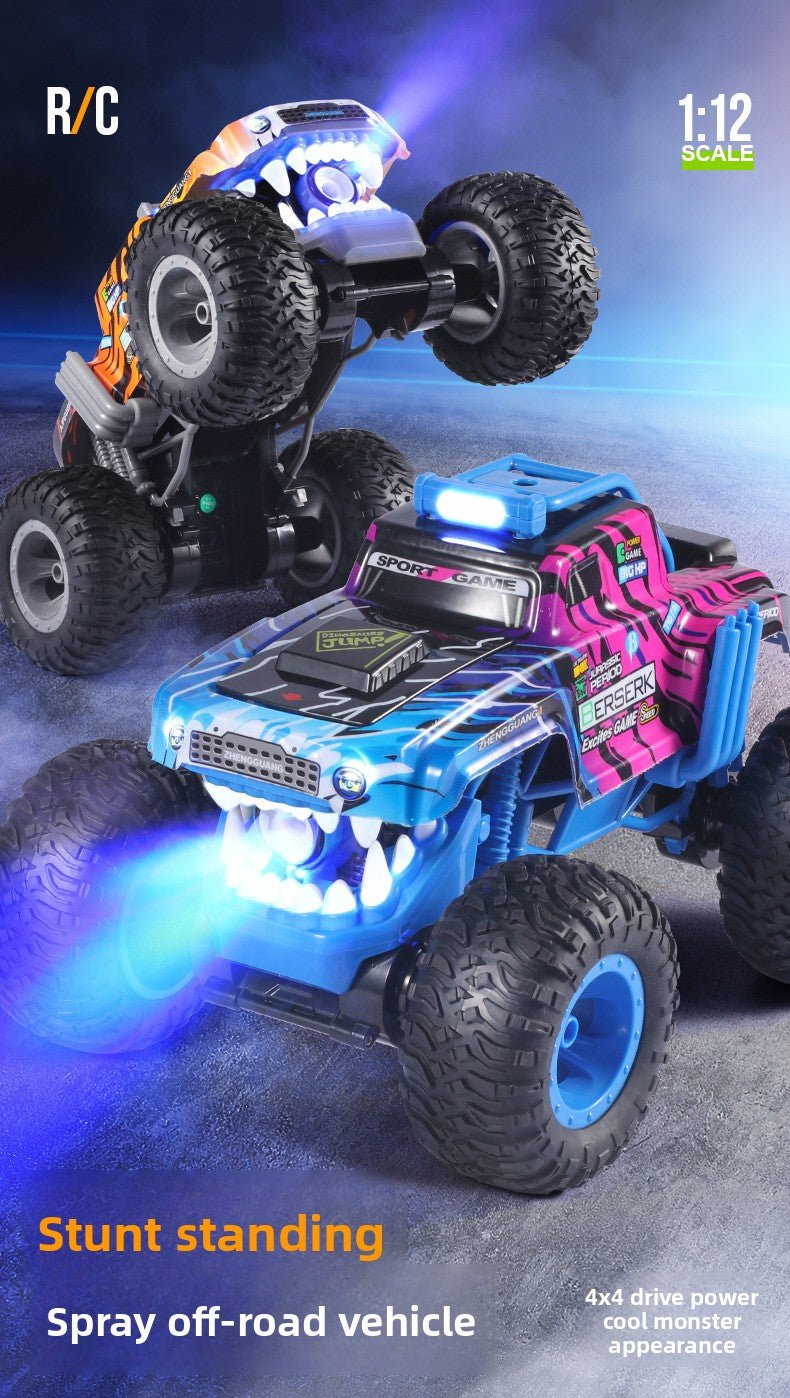 Super large RC remote control cool, boy toy car, gift giving first choice, upright climbing monster off - road 4WD - Fantasy Star Workshop Toy Store