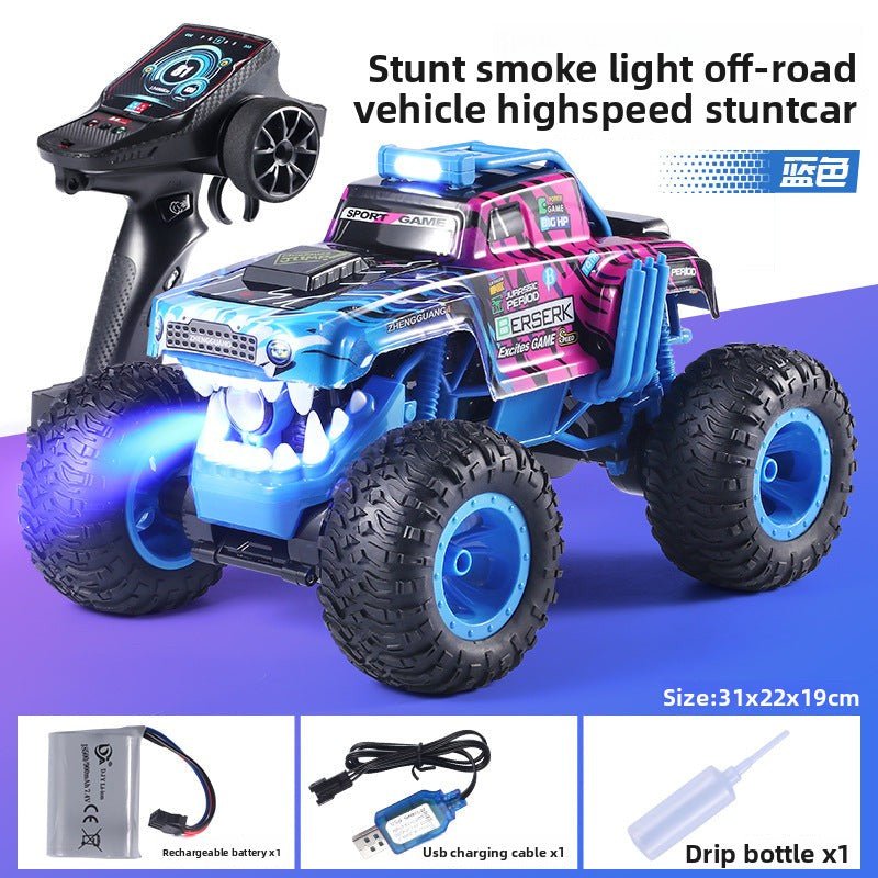 Super large RC remote control cool, boy toy car, gift giving first choice, upright climbing monster off - road 4WD - Fantasy Star Workshop Toy Store