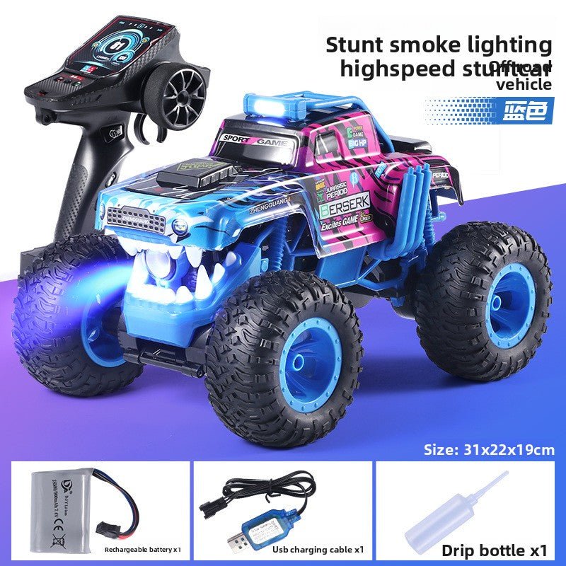 Super large RC remote control cool, boy toy car, gift giving first choice, upright climbing monster off - road 4WD - Fantasy Star Workshop Toy Store