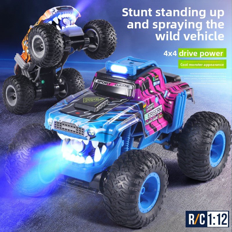 Super large RC remote control cool, boy toy car, gift giving first choice, upright climbing monster off - road 4WD - Fantasy Star Workshop Toy Store