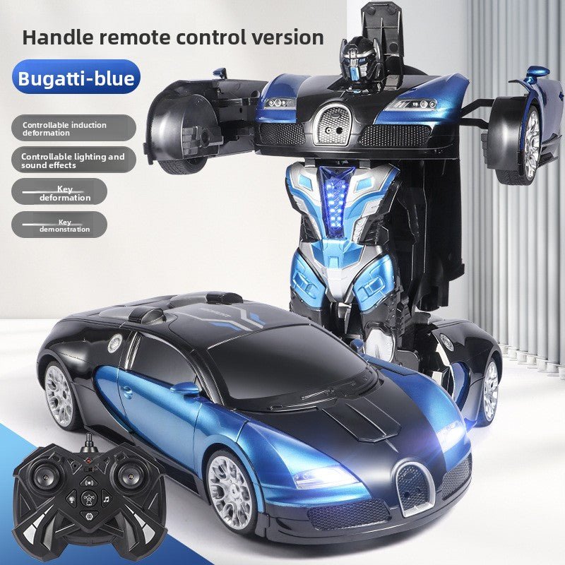 Super - sized boy toy car, gesture - sensing deformation remote control car, voice - activated King Kong robot charging racing car - Fantasy Star Workshop Toy Store