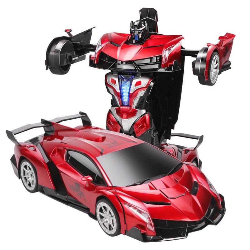 Super - sized boy toy car, gesture - sensing deformation remote control car, voice - activated King Kong robot charging racing car - Fantasy Star Workshop Toy Store