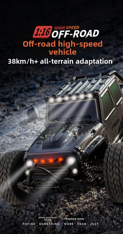 1:16 RC Full Scale Four - Wheel Drive Off - Road Professional Climbing Car Remote Control Brushless High - Speed Remote Control Car Boy's Gift - Fantasy Star Workshop Toy Store
