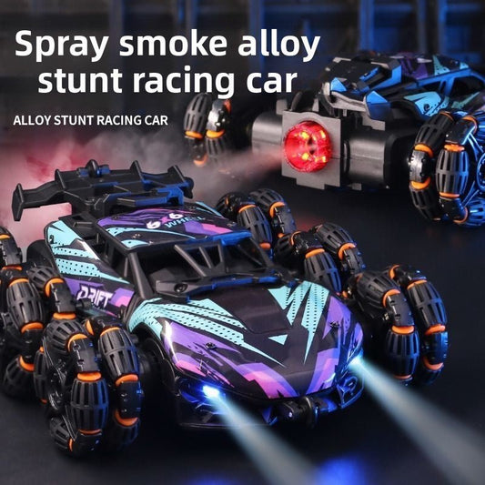 Boy Toys, Gesture Sensing Alloy Remote Control Car, Climbing Off - Road Stunt 4WD Spray Six Wheel Racing - Fantasy Star Workshop Toy Store