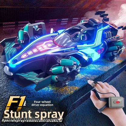 Hot Sale F1 Equation Remote Control Racing 4WD Light Spray Gesture Sensing Kids Stunt Drift Toy Car - Fantasy Star Workshop Toy Store