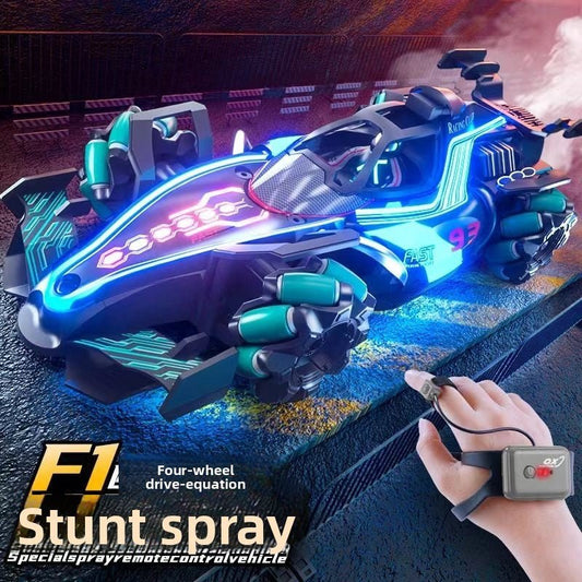 Hot Sale F1 Equation Remote Control Racing 4WD Light Spray Gesture Sensing Kids Stunt Drift Toy Car - Fantasy Star Workshop Toy Store