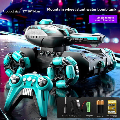 New, remote control water bomb tank toy, boy gesture sensing, deformation drift climbing, 4WD off - road vehicle - Fantasy Star Workshop Toy Store