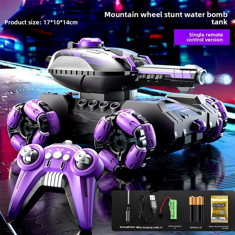 New, remote control water bomb tank toy, boy gesture sensing, deformation drift climbing, 4WD off - road vehicle - Fantasy Star Workshop Toy Store