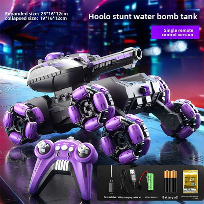 New, remote control water bomb tank toy, boy gesture sensing, deformation drift climbing, 4WD off - road vehicle - Fantasy Star Workshop Toy Store