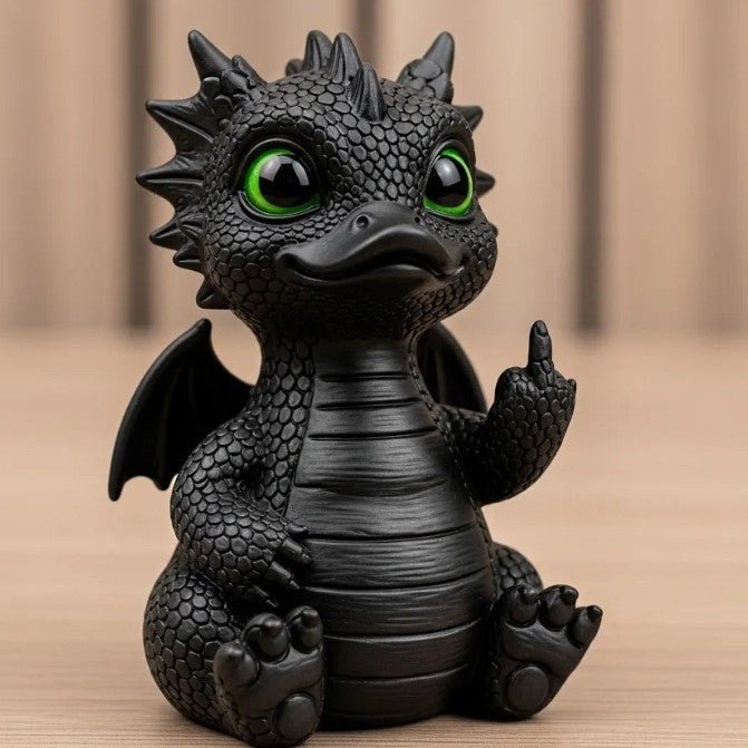 Popular interesting middle finger dragon duck statue - Fantasy Star Workshop Toy Store
