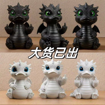 Popular interesting middle finger dragon duck statue - Fantasy Star Workshop Toy Store