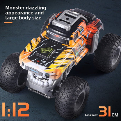 Super large RC remote control cool, boy toy car, gift giving first choice, upright climbing monster off - road 4WD - Fantasy Star Workshop Toy Store