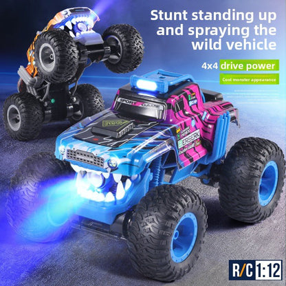 Super large RC remote control cool, boy toy car, gift giving first choice, upright climbing monster off - road 4WD - Fantasy Star Workshop Toy Store